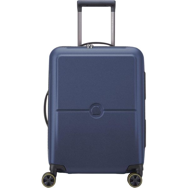 Delsey Paris Carrello Turenne 2.0 4 Double Rolls Cabin Trolley Slim Line 55 Nightblue Blu Scuro-image
