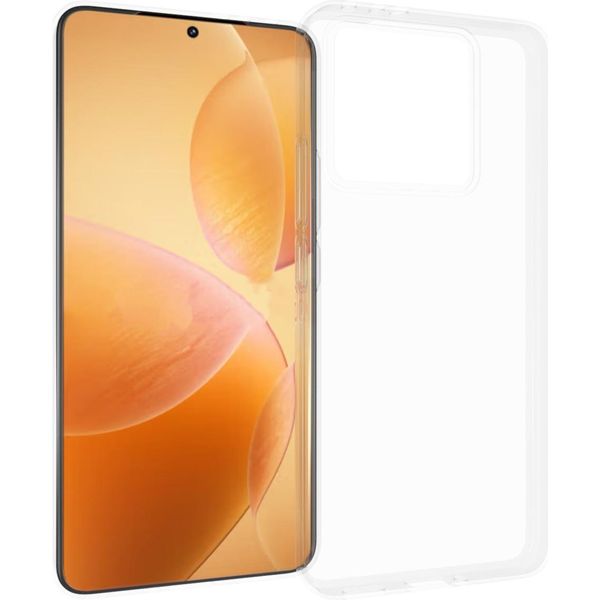 Xiaomi 14T Sleeve - Silicone - Custodia Morbida Accezz/Copertura Posteriore - Trasparente-image