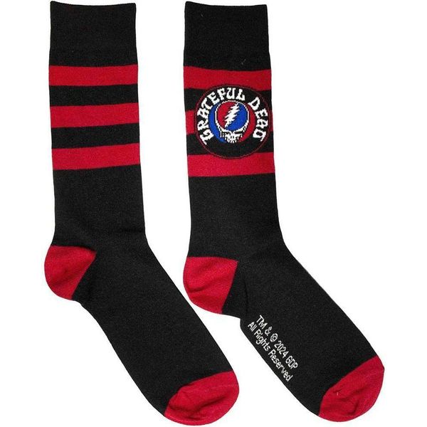 Grateful Dead - Calzini "Steal Your Face"" Per Uomo/Donna Unisex RO11835 (39,5 Eu - 45,5 Eu) (Nero)"-image