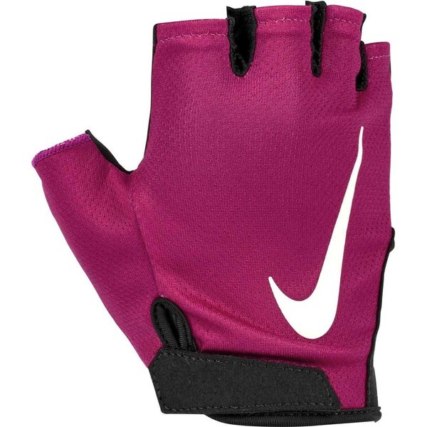 Nike - Guanti Da Donna 2024 - Senza Dita "Gym Essential"", Fitness CS2177 (L) (Nero/Fucsia)"-image