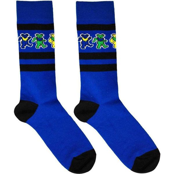 Grateful Dead - Calzini A Righe Per Uomo/Donna Unisex RO11838 (39,5 Eu - 45,5 Eu) (Blu)-image