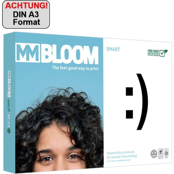 Mm Bloom Carta Per Copie Smart 9948A80S A4 80G 500 Fogli-image