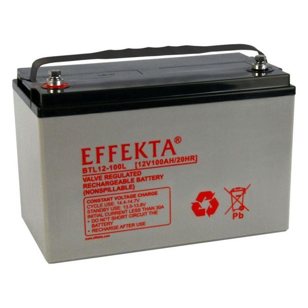 Effekta Btl 12-100L Batteria Al Piombo Agm Vrla 12V 100Ah-image