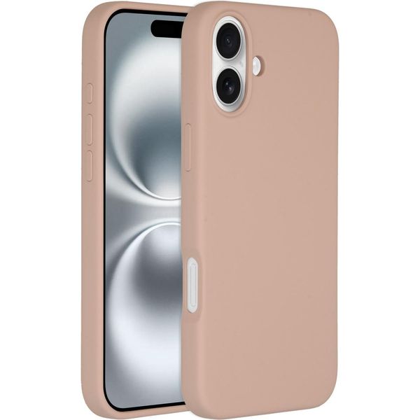 Custodia Per Iphone 16 Plus - Silicone - Accezz Soft Case/Backcover - Rosa-image