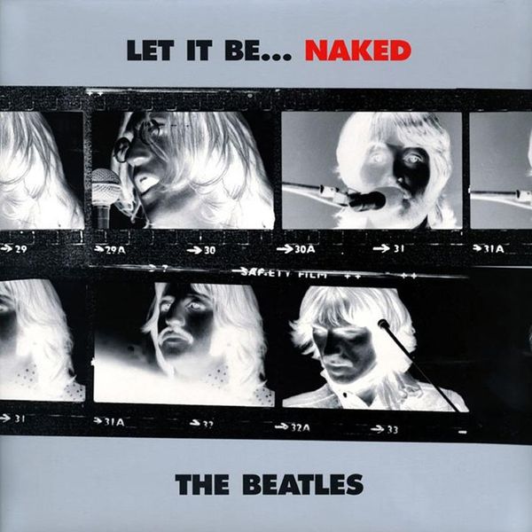 The Beatles - Album - Biglietto D'auguri "Let It Be Naked"" - Cartoncino RO11996 (Taglia Unica) (Grigio/Nero)"-image