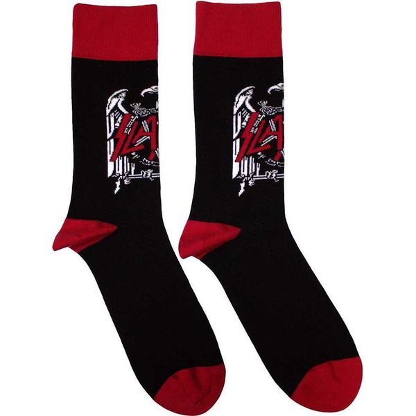 Slayer - Calzini Alla Caviglia Per Uomo/Donna Unisex RO12230 (40,5 Eu - 45,5 Eu) (Nero/Rosso)-image
