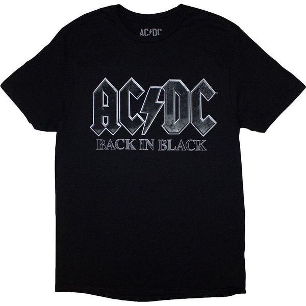 Ac/Dc - Maglietta "Back In Black PWR-UP Eu Tour '24"" Per Uomo/Donna Unisex RO12118 (3XL) (Nero)"-image