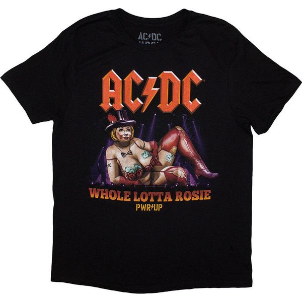 Ac/Dc - Maglietta "Whole Lotta London PWR-UP Eu Tour 24"" Per Uomo/Donna Unisex RO12099 (Xxl) (Nero)"-image