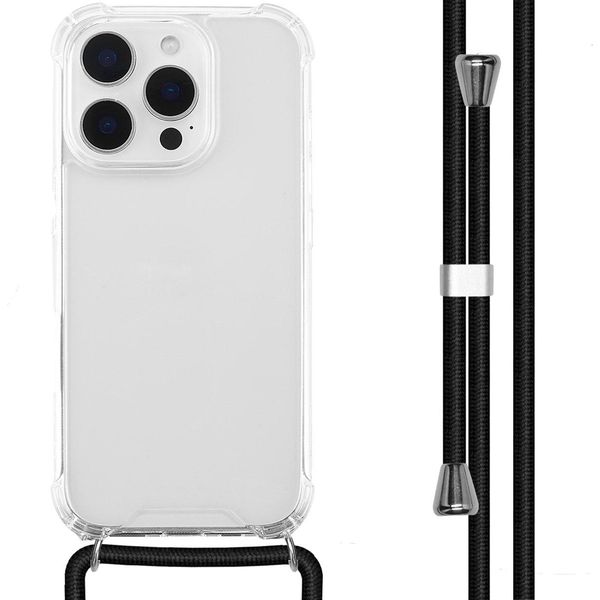Imoshion Custodia Protettiva Iphone 16 Pro Max Con Banda Posteriore Con Catena Custodia Per Iphone 16 Pro Max - Nero-image