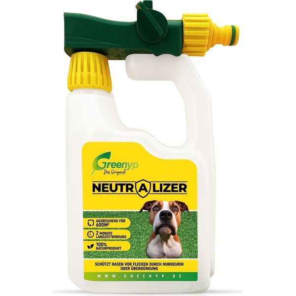 Greenyp Neutralizer I Neutralizza L'urina Grazie A Microrganismi Efficaci I Attivatore Del Suolo 100% Organico Per Prati I Bomboletta Con 12G Per 600M2-image