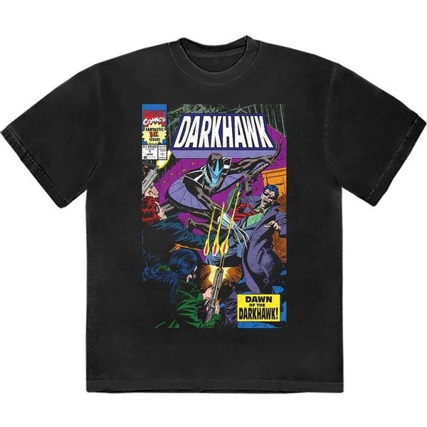 Marvel Comics - Maglietta "Darkhawk Comic Cover"" Per Bambini/Donne Unisex RO11535 (Xl) (Schwarz)"-image