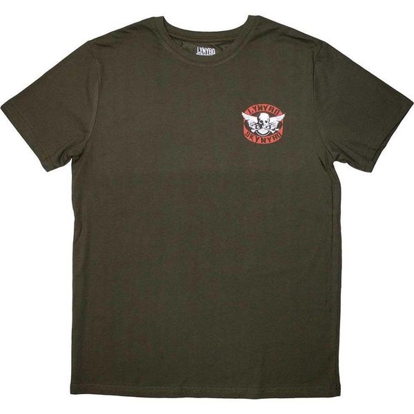 Lynyrd Skynyrd - Maglietta "Mini Biker Patch Logo"" Per Uomo/Donna Unisex RO11590 (S) (Verde)"-image