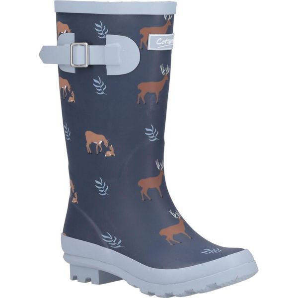 Cotswold - Kinder Gummistiefel "Woodland"", Rotwild FS11048 (36 Eu) (Marineblau)"-image