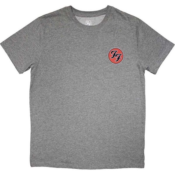 Foo Fighters - Maglietta "Ff"" Per Uomo/Donna Unisex RO11594 (M) (Grigio)"-image