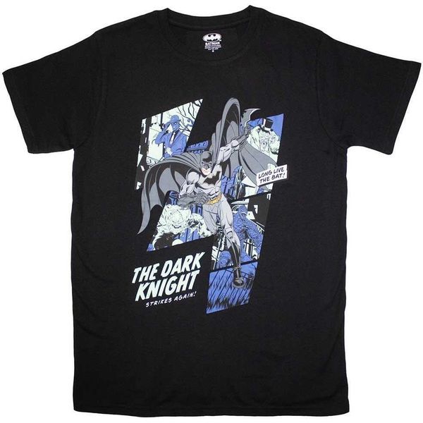 Batman: Il Cavaliere Oscuro - Maglietta "Lunga Vita Al Pipistrello"" Per Bambini/Donne Unisex RO11527 (L) (Schwarz)"-image