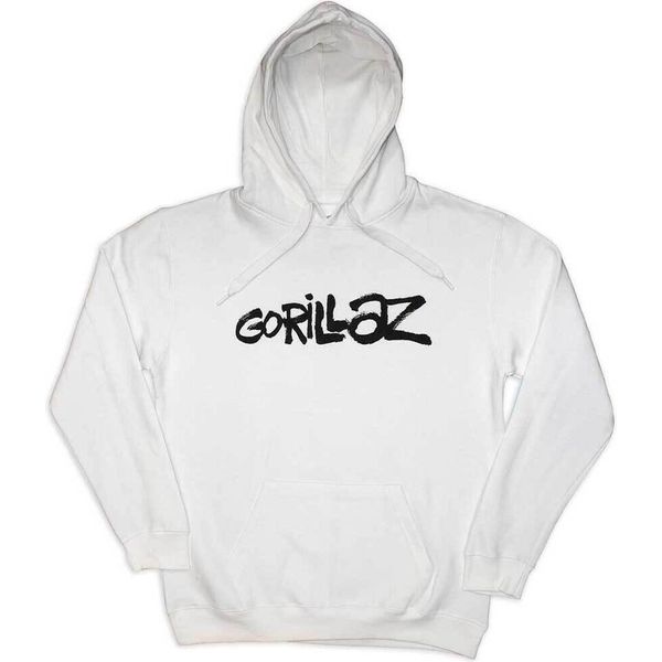 Gorillaz - Felpa Con Cappuccio "Cracker Island"" Per Uomo/Donna Unisex RO11558 (M) (Bianco)"-image
