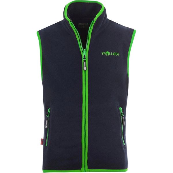 Trollkids Bambini Gilet Arendal Gilet Ragazzi Nero 134-100 Taglia 92-image