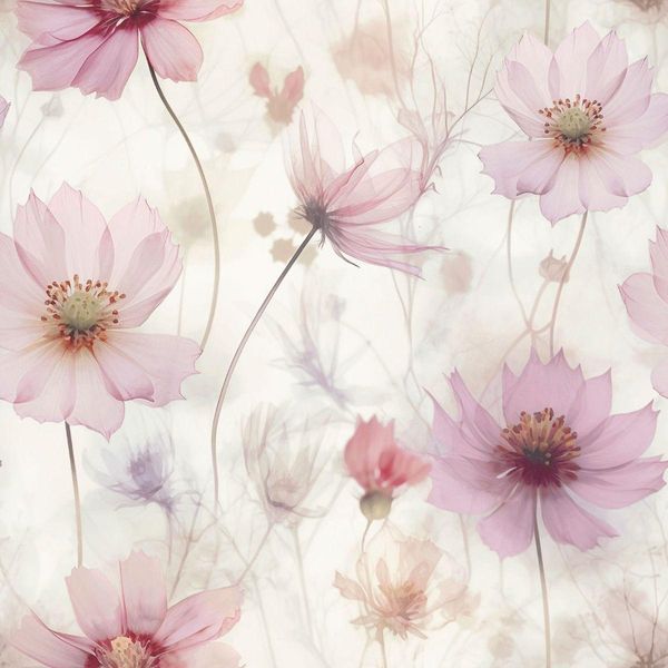 Muriva - Carta Da Parati "Lissa"", Fiori AG3533 (10 M X 53 Cm) (Rosa)"-image