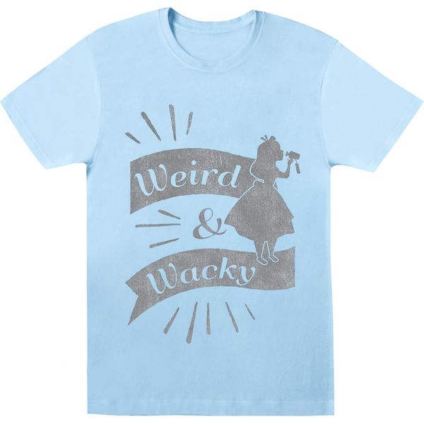 Disney - Maglietta "Alice Nel Paese Delle Meraviglie"" Da Donna BI8456 (S) (Azzurro)"-image