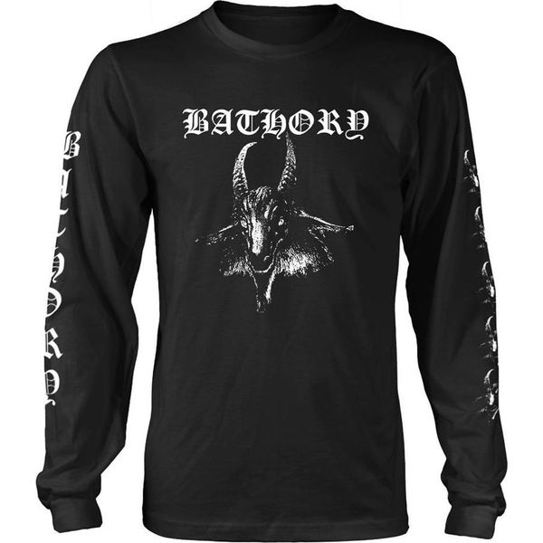 Bathory - Maglietta Uomo/Donna Unisex Manica Lunga PH3100 (Xxl) (Nero)-image