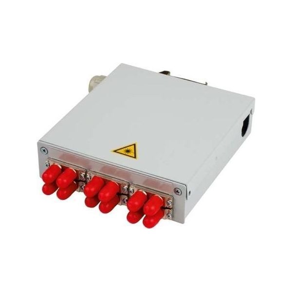 Distributore TelegäRtner Stx Per Guida Din 6Xst Duplex, Manicotto In Ceramica/Alloggiamento In Metallo, Monomodale/Multimodale (H82050S0001)-image