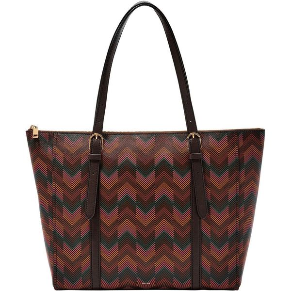 Fossil Borsa Shopper Borsa A Tracolla Carlie Tote Harlow Multi Print Multicolore-image