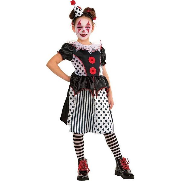 Bristol Novelty - Costume - Ragazze BN6146 (104) (Nero/Bianco/Rosso)-image