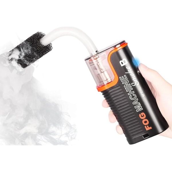 Macchina Del Fumo Portatile Lensgo Smoke B Con Telecomando Wireless-image