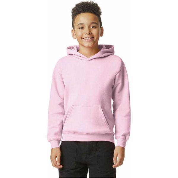 Gildan - Maglia Con Cappuccio "Softstyle"" Per Bambini PC7459 (128) (Rosa Chiaro)"-image
