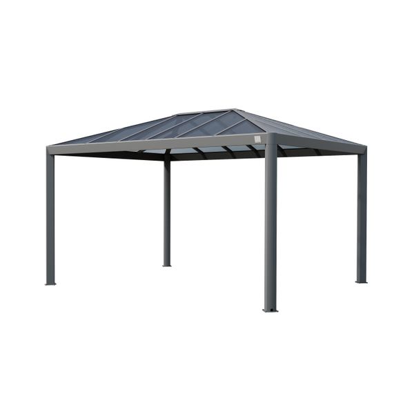 Primeyard Gazebo Da Giardino 3X4 M Tetto Hardtop In Policarbonato-image