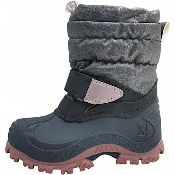 Lurchi Scarpe Bambini Ragazze Velcro Gomma Stivali Grigio Tempo Libero, Numero Di Scarpe: 34 Eu-image