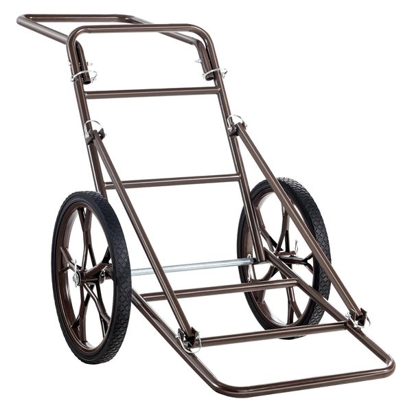Carrello Porta Selvaggina Vevor, Carrello Porta Selvaggina Pieghevole Da 227 Kg, Carrello Porta Selvaggina Con Due Ruote Da 42 Cm E Maniglia Ergonomica, Accessori Per Carrello Porta Selvaggina, Carrello Da Trasporto Multiuso Per Caccia, Pesca Ed Escursioni-image