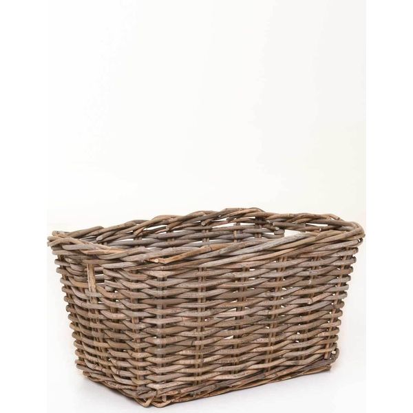 Vivanno Cestino Decorativo In Rattan Cesta, Intrecciato Naturale - 44X33X25 Cm-image