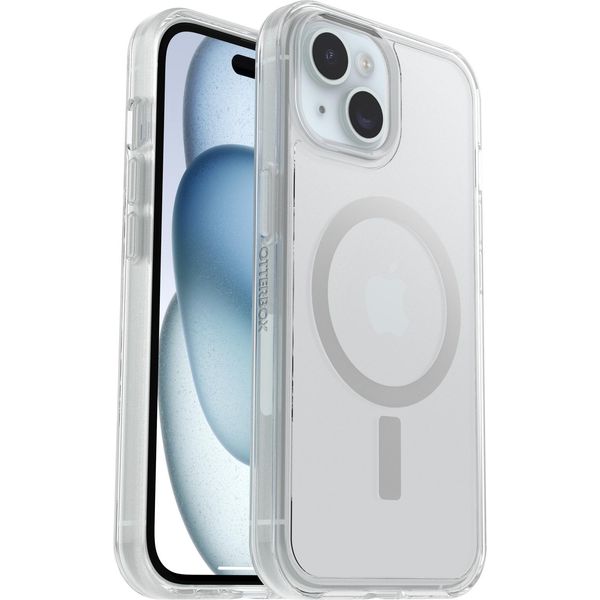 Otterbox Symmetry+ Transparent Iphone 13 Magsafe Custodia Rigida Backcover Antiurto - Trasparente-image