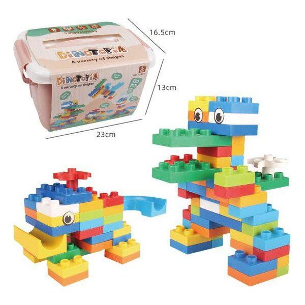 Buzz - Blocchi Da Costruzione 130 Pezzi - Duplo - Dino - 130 Pezzi - Blocchi Da Costruzione - Regalo - Compleanno - Natale-image