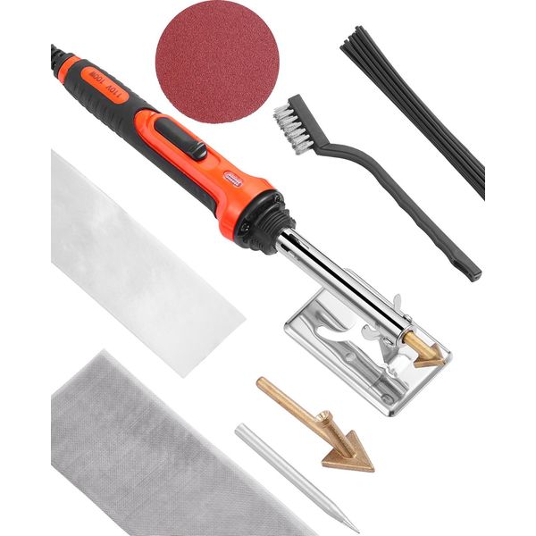 Set Di Saldatori Per Plastica Vevor, Saldatore Per Plastica A Doppia Potenza Da 60 W/100 W Per Paraurti Auto, Kayak, Giocattoli, Elettronica-image