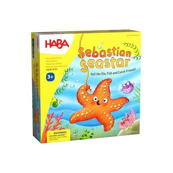 Haba Gioco Educativo Sebastian Seastar - Gioco Da Tavolo In Cartone Colorato Per Bambini-image
