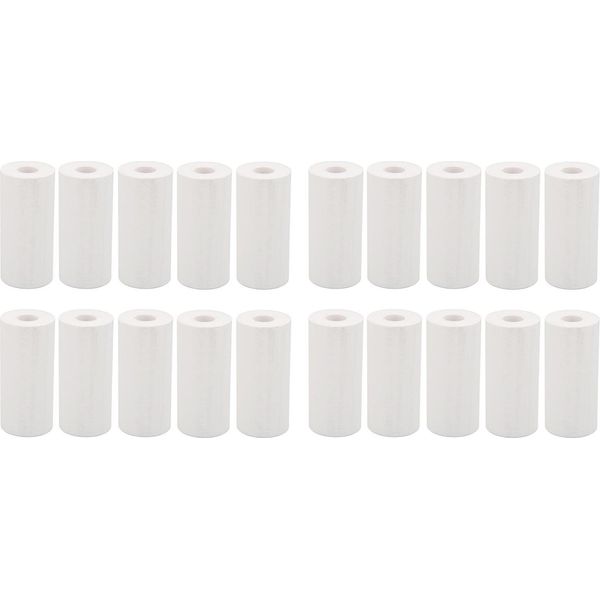 20 Rotoli Di Carta Termica Per Stampanti Professional 57X25 Mm Bianca Mini Print Per Accessori-image