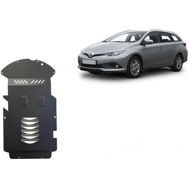Protezione Antincastro In Acciaio Per Catalizzatore Toyota Auris-image