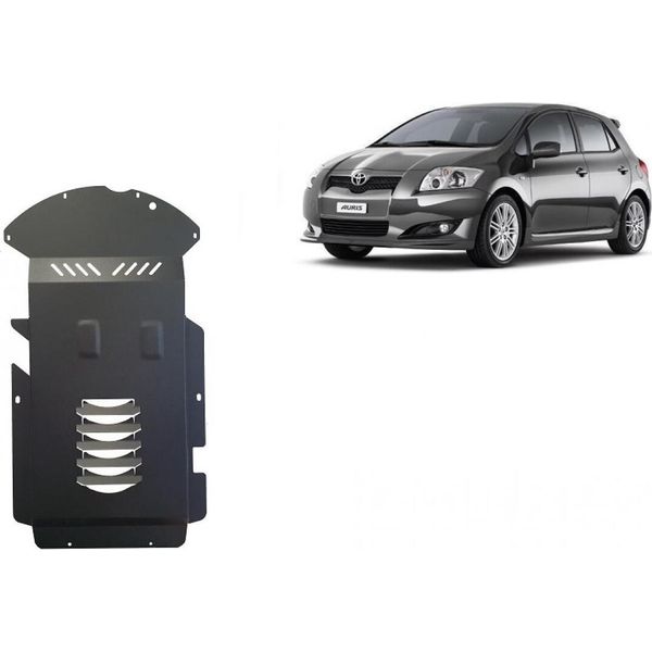 Protezione Antincastro In Acciaio Per Catalizzatore Toyota Auris-image
