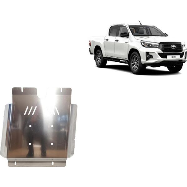 Protezione Antincastro In Alluminio Per Trasmissione Motore Toyota Hilux Invincible-image