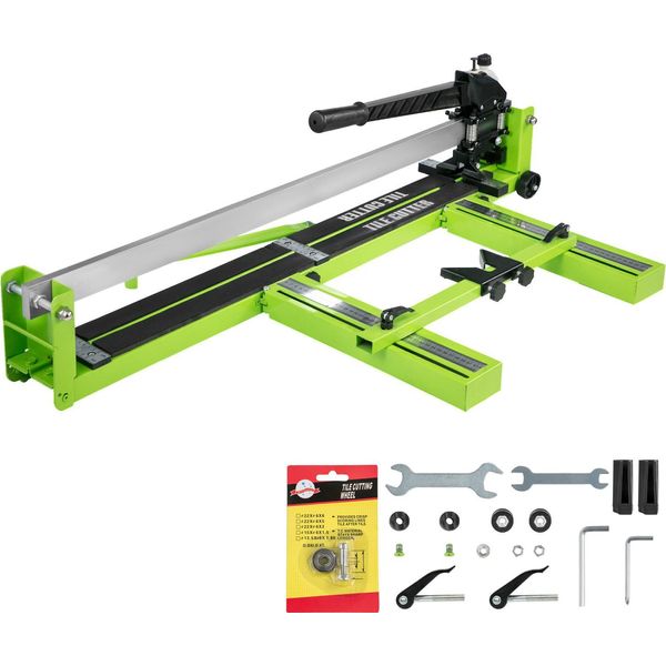 Succebuy 39" Taglierina Manuale Per Piastrelle, Rotella In Carburo Di Tungsteno, Taglierina Per Pannelli In Vinile, Guida Laser Regolabile, Tagli Di Precisione Per Gres Porcellanato, Ceramica, Piastrelle Da Pavimento"-image
