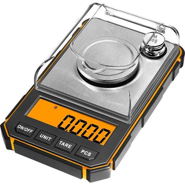 Inf Bilancia Digitale - Bilancia Tascabile Ad Alta Precisione Arancia-image