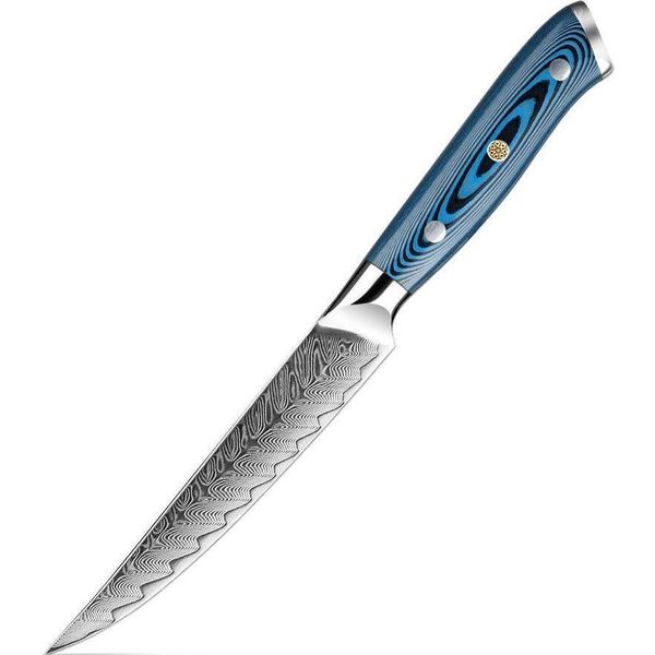 Coltello Da Cucina In Damasco TU-37501 - Bistecca/Blu KP37501-image
