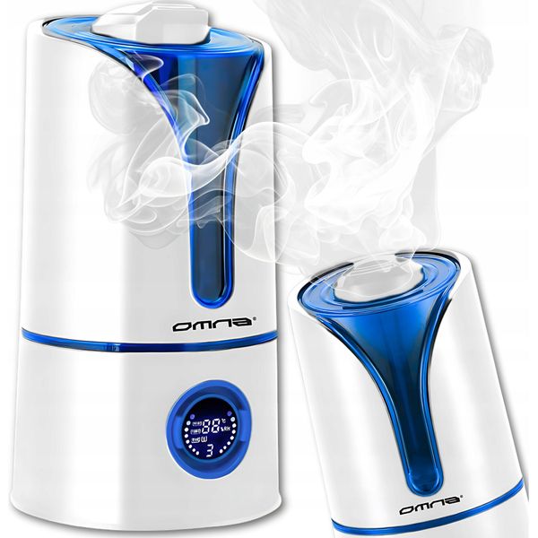 Omna | Umidificatore T-331 - 3,5L - Ultrasuoni - Aromaterapia - Funzione Igrostatica Automatica-image