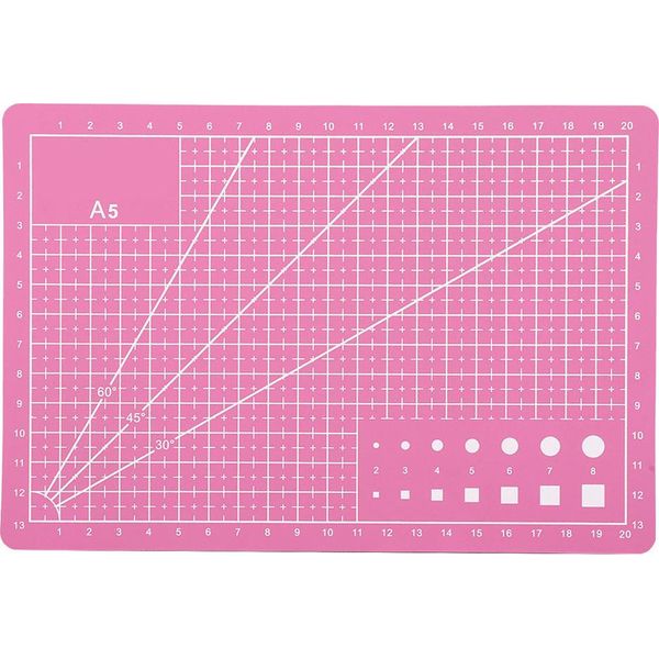 Tappetino Da Taglio A5, Tappetino Artigianale In Pvc Autorigenerante, Rosa Per Bricolage E Artigianato-image
