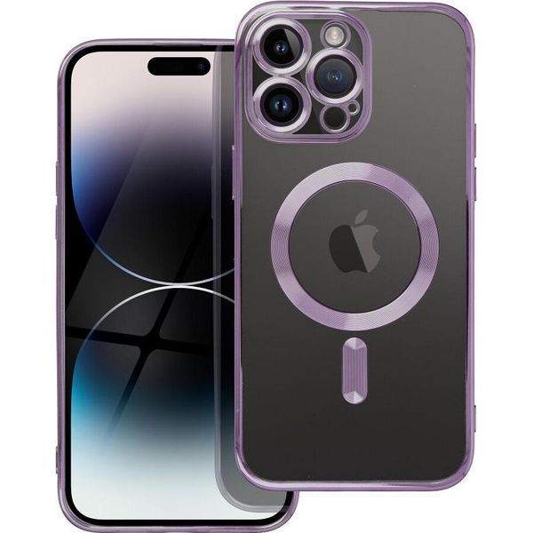 Cover Magsafe Con Protezione Della Fotocamera Compatibile Con Samsung Galaxy S25 Edge Viola-image