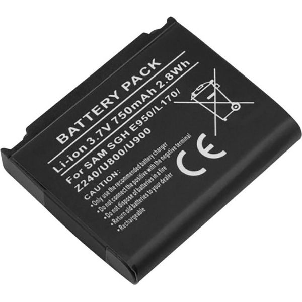 Avizar, Batteria Agli Ioni Di Litio 3,7 V 1200Mah Per Samsung Sgh E950/U800/U900 - Di Lunga Durata,-image