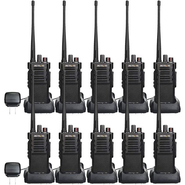 Radio Retevis RT29 Ad Alte Prestazioni, Walkie-Talkie Professionali A Lunga Portata, Ricaricabili Da 3200 Mah, Per Uso Industriale E Commerciale-image