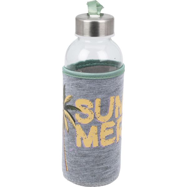 Borraccia Excellent Houseware, Vetro, 6X19 Cm, 400 Ml, Sunme-image